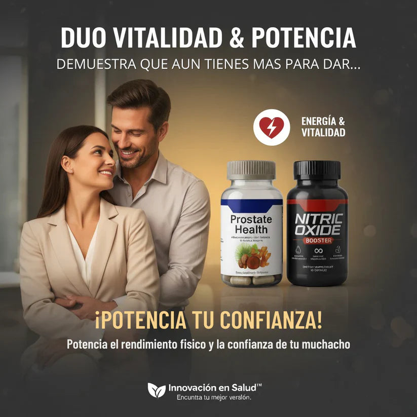 PROMAX DUO 2x1 — Óxido Nítrico + Prostate Health 🔥