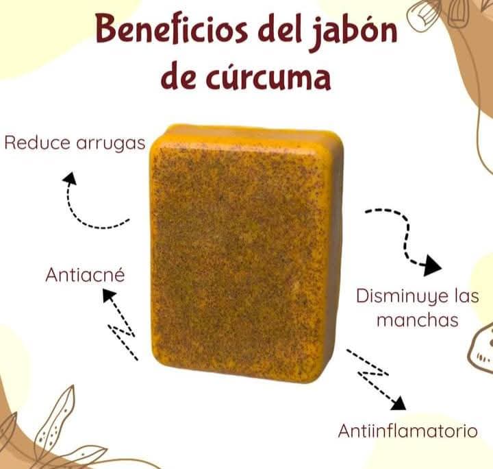 3x1 JABONES DE CURCUMA ¡SUPER VIRALES!