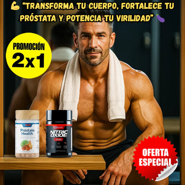 PROMAX DUO 2x1 — Óxido Nítrico + Prostate Health 🔥