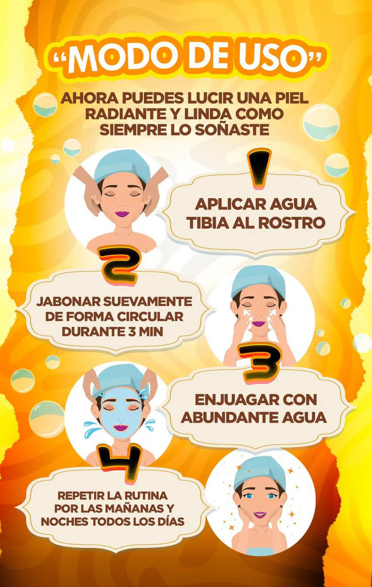 4x1 JABONES DE CURCUMA ¡SUPER VIRALES!